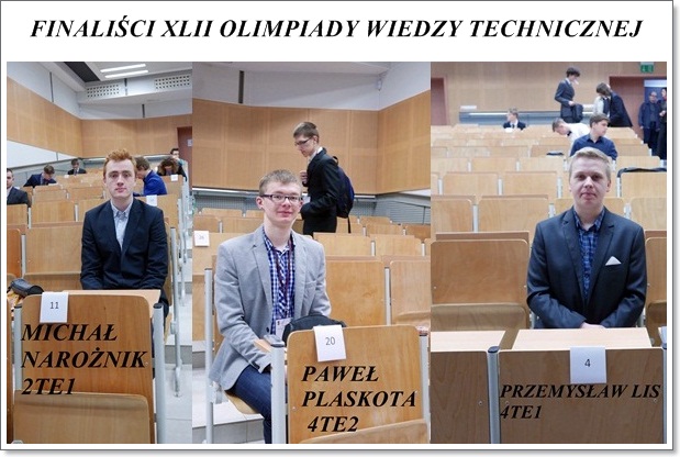 Finaliści Olimpiady Wiedzy Technicznej